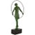 Art Deco Harmony Sculpture of Dancer with Hoop by Pierre Le Faguays for Max Le Verrier, 1930s For Sale - Image 3 of 12