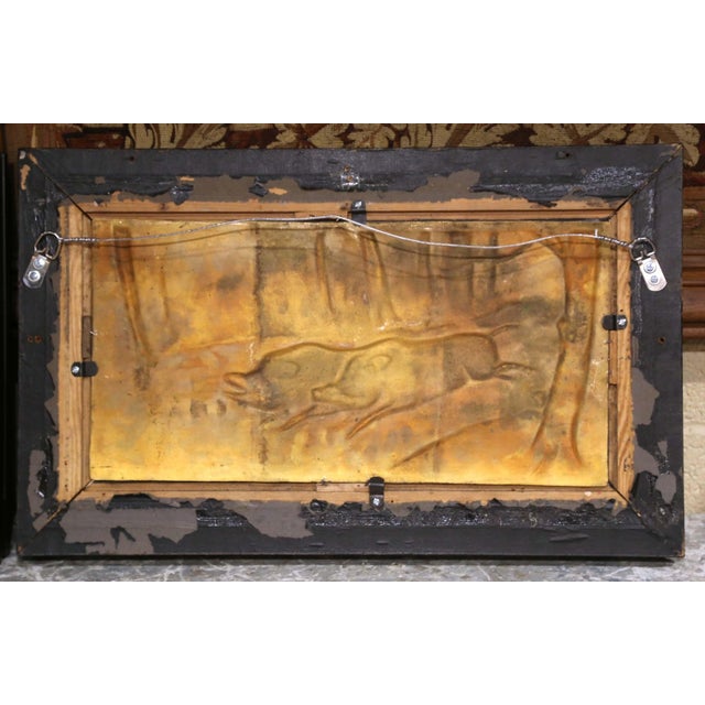 Pair 19th Century French Black Forest Style Repoussé Brass Hunting Wall Panels For Sale - Image 11 of 11