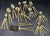 Vintage Gold Electroplate "Trocadero" Hostess & Serving Flatware- 53 Piece Collection For Sale - Image 9 of 18