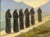 Ortensio Gionfra, Friars in Procession, 1960s, Oil Painting on Panel For Sale - Image 6 of 6
