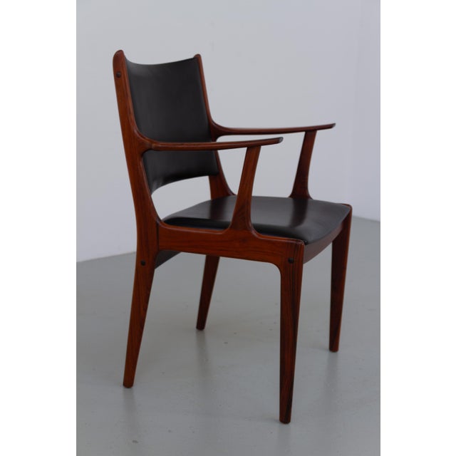 Danish Rosewood Armchair by Johannes Andersen for Uldum Møbelfabrik, 1960s For Sale - Image 6 of 18