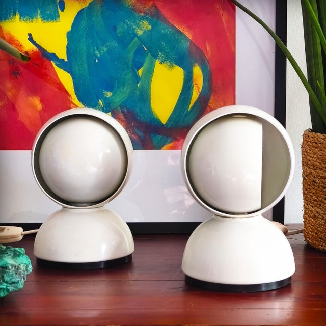 1960s Eclisse Lamps by Vico Magistretti for Artemide, Italy, 1965, Set of 2 For Sale - Image 5 of 18