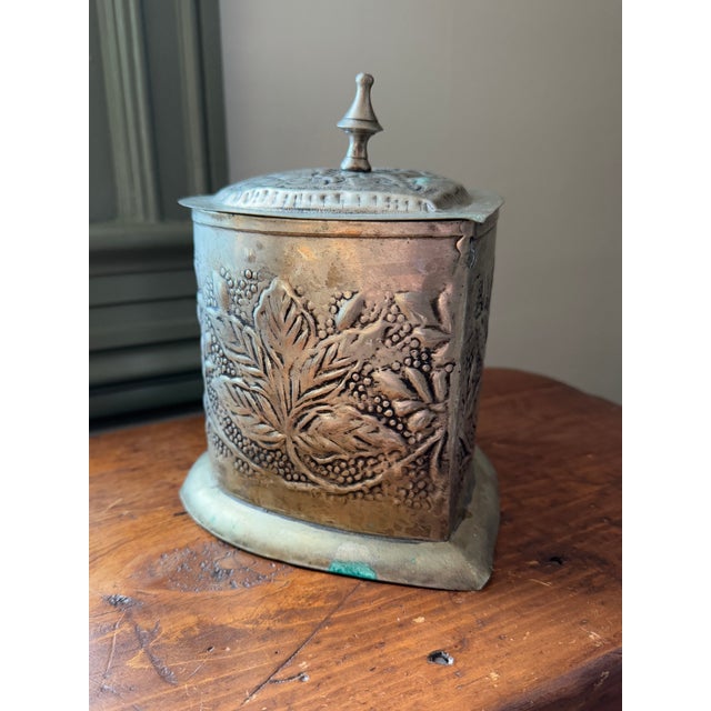 Silver Mid 20th Century Vintage Heart Shaped Tin Box For Sale - Image 8 of 8