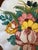 Folk Art 1960s Hand-Painted Botanical Folk Art Dish For Sale - Image 3 of 7