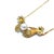 Modern 18k Yellow Gold Diamond Hands Holding Pearl Pendant Necklace For Sale - Image 3 of 9