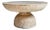 Round Bleached Milan Coffee Table For Sale