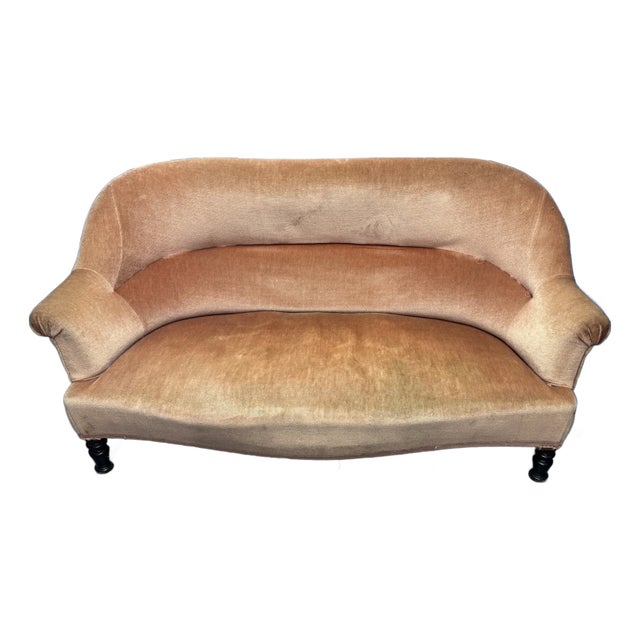 Late 19th Century French Napoleon III Settee For Sale