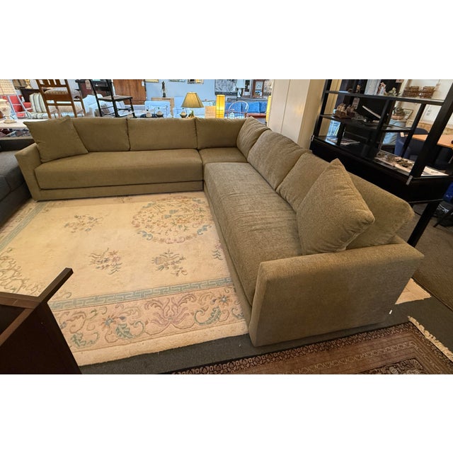 Design Plus Gallery presents the Gather L-Shape Bench Sectional Sofa from Crate & Barrel. This contemporary sectional has...