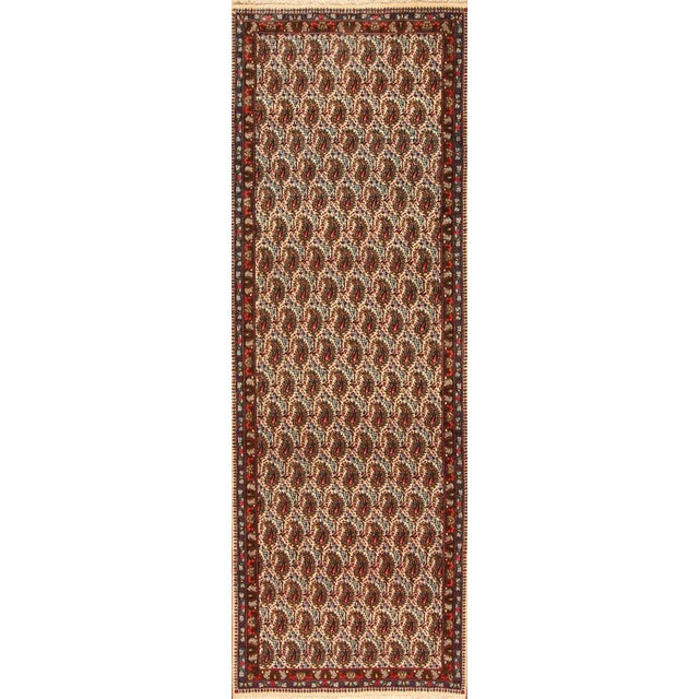 Hand-knotted oriental rug | size: 106 x 309 cm | knot density: approx. 200,000 knots/m² | pile: 100% wool, warp: 100%...