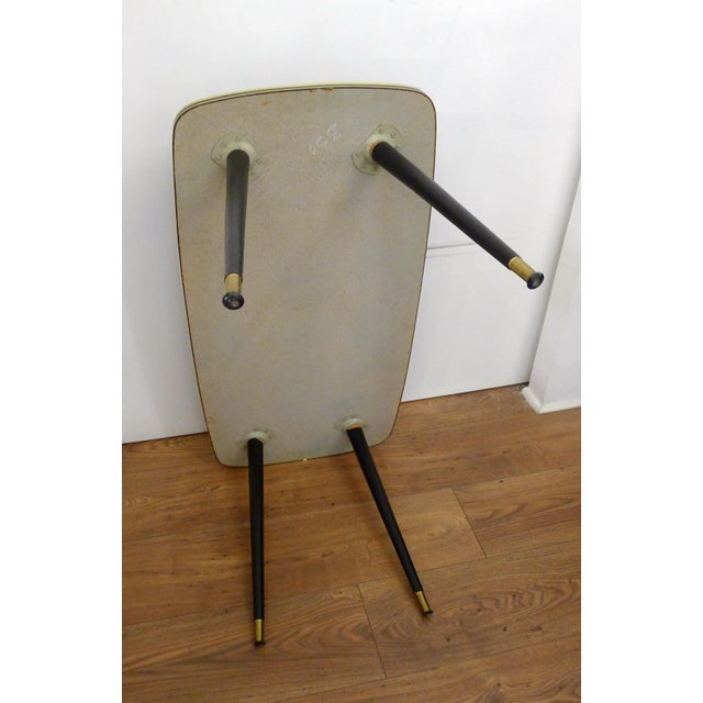 Large Coffee Table with Rococo Decor and Tapered Legs, 1960s For Sale - Image 6 of 14