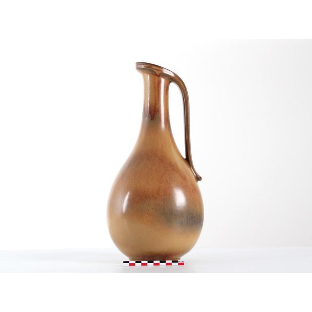 Rörstrand Scandinavian Ceramic Jug by Gunnar Nylund for Rörstrand, 1950s For Sale - Image 4 of 9