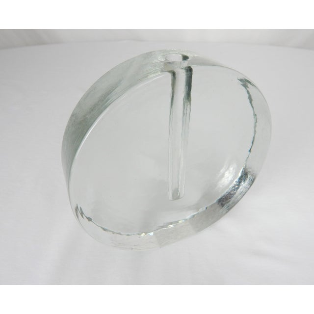 Mid-Century Modern Vintage Wiesenthalhutte "Solifleur" West German Glass Bud Vase For Sale - Image 3 of 12