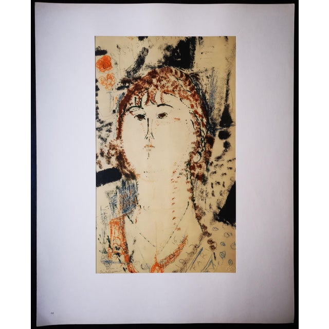 1950s Amedeo Modigliani, Rosa Poprina, 1959, Original Lithograph For Sale - Image 5 of 8