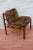 Wood Mid Century Modern Arne Norell Safari Chair Newly Reupholstered in Cowhide For Sale - Image 7 of 12