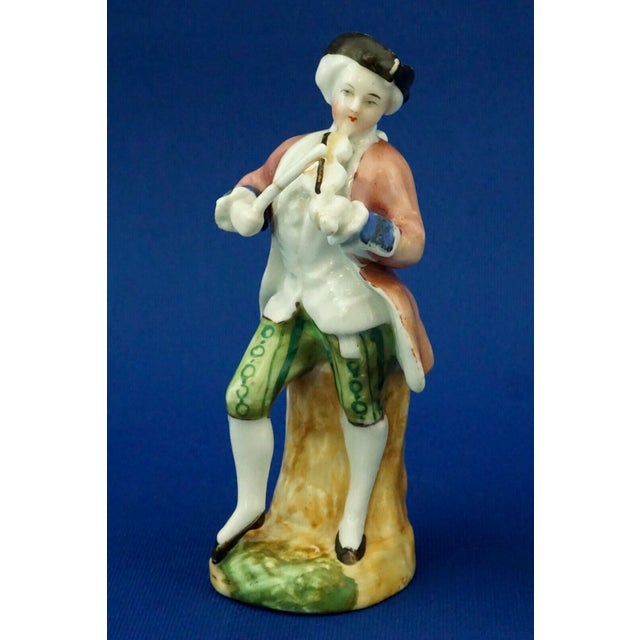 19th Century Dancing Couple Sculptures, Staffordshire, United Kingdom, Set of 2 For Sale - Image 15 of 18
