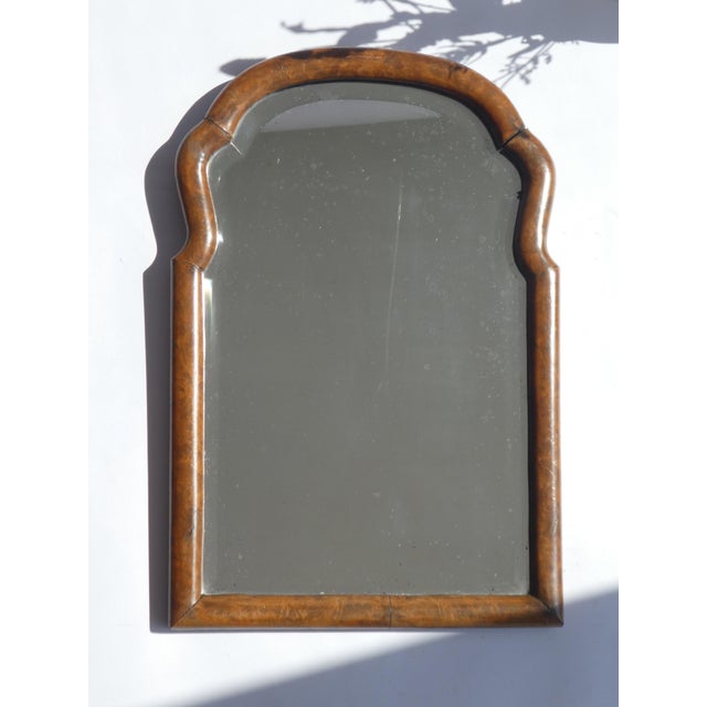 Dutch Arched Walnut Wall Mirror For Sale - Image 5 of 12