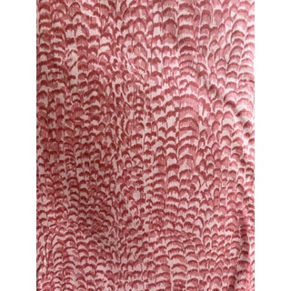 4 Yards Decorative Red and Pink Preshrunk Fabric Produced by P. Kaufmann For Sale