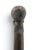 Bronze Bearded Man Figural Scholar Handle Antique Wood Walking Stick Cane For Sale - Image 4 of 12