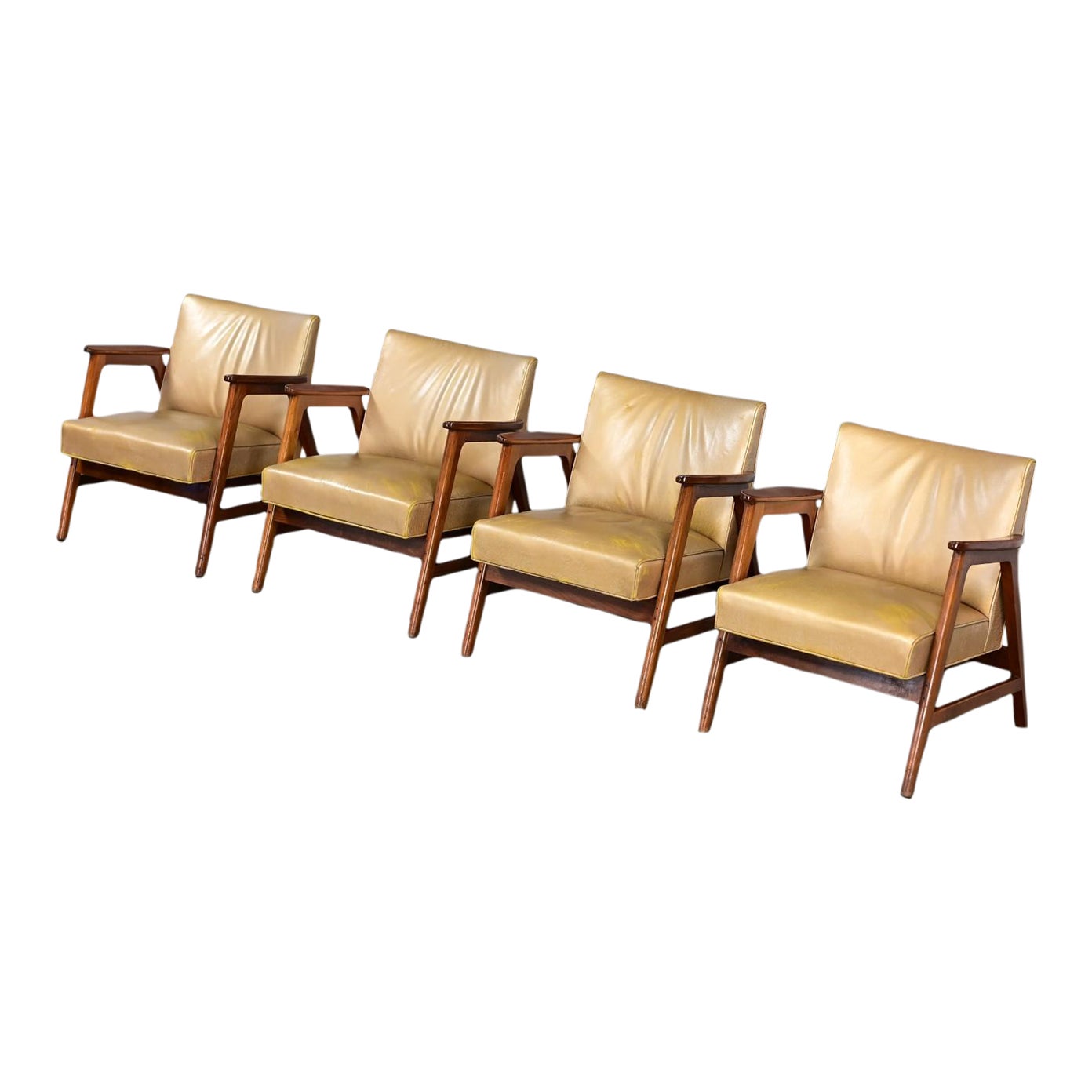 MODERNICA Mid-Century MODERN ウオールクロック 希少 set-of-4-mid-20th-century-mid-