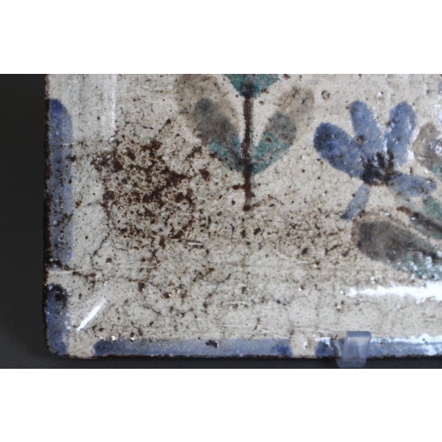 1960s Mid-Century Modern French Ceramic Tray by Gustave Reynaud, 1960s For Sale - Image 5 of 11