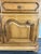 Wood Vintage French Oak 2-Door Carved Cabinet with Drawers For Sale - Image 7 of 12