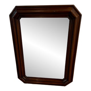 Mid 20th Century Octagonal Beveled Wall Mirror For Sale