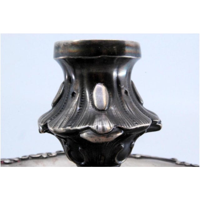 Silver Paddle with Shell Shape and Engraved Plant Motifs For Sale - Image 5 of 11