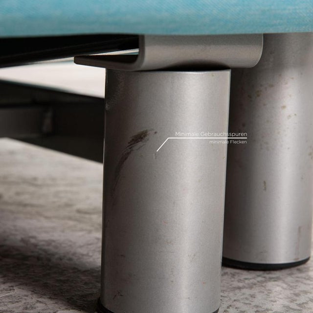 Ligne Roset Multy Fabric Three-Seater Blue Sofa from Ligne Roset For Sale - Image 4 of 10