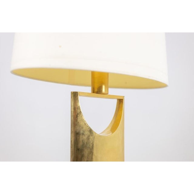H-Shaped Gilded Bronze Lamp, 20th Century For Sale - Image 5 of 8