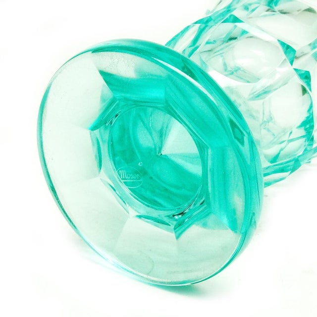 Art Deco Uranium Vase from Moser, Czechoslovakia, 1930s For Sale - Image 15 of 16