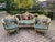 1950's Louis XVI Living Room Set Green Velvet - 3 Pieces For Sale - Image 13 of 13