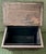 Antique Early 20th Century Nautical Themed Wooden Coal/Firewood Box With Brass Embossed Exterior Panels For Sale In Orlando - Image 6 of 12