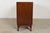 French Regency Louis XVI Carved Mahogany Bow Front Sideboard or Bar Cabinet, Circa 1940s For Sale - Image 12 of 14