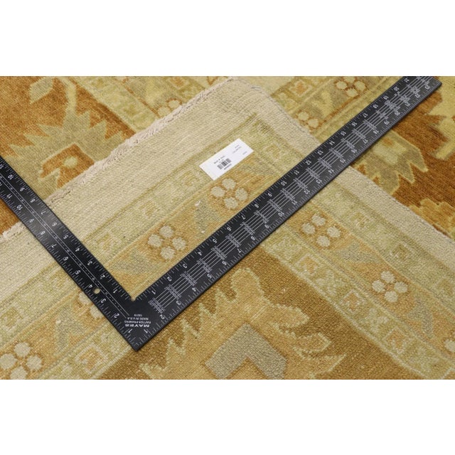 2000 - 2009 Rustic Earth-Tone Oushak Rug - 12'03 X 14'09 For Sale - Image 5 of 9