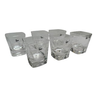 Ego Vetri Delle Venezie Glass Tumblers, Set of Six For Sale