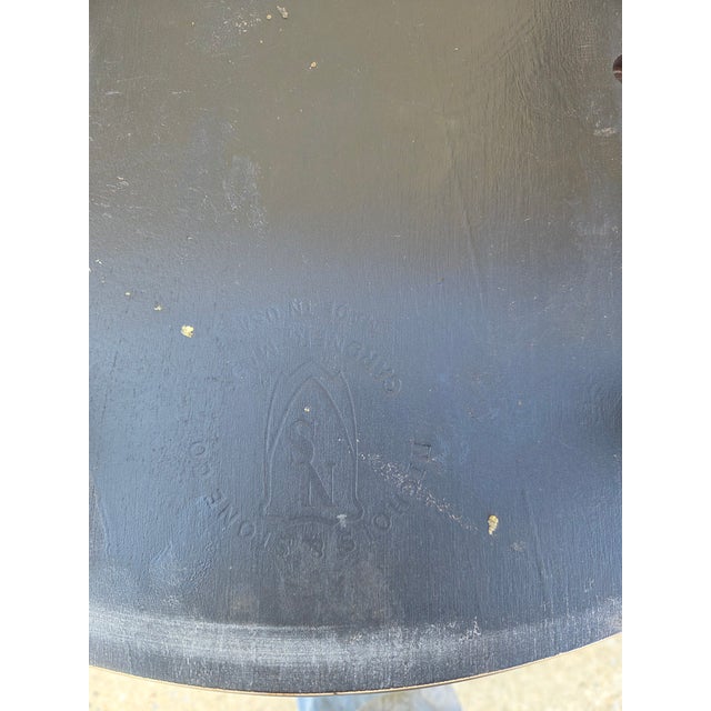 1990s 2 Nichols & Stone Windsor Side Chairs Bow Back Saddle Seat Distressed Country For Sale - Image 15 of 15