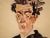 Portraiture 1960s Vintage Egon Schiele Signed "Self Portrait" Lithograph For Sale - Image 3 of 4