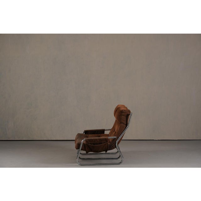 Metal Mid-Century Sofa by Gillis Lundgren for Ikea, Sweden, 1970s For Sale - Image 7 of 15