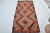 Rug & Kilim 1960s Ruby- Red Color Geometric Pattern Handmade Kilim Runner For Sale - Image 4 of 11