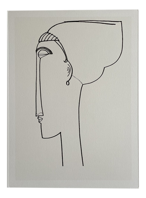 Amadeo Modigliani, Head in Profile, Print