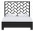 Silas Standard Bed Queen - Black For Sale