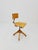 Brown Bauhaus Swivel Office Chair in Wood by Puffdreh Kontorchair, 1930s For Sale - Image 8 of 11