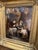 French 19th Century French Oil on Canvas Genre Paintings in Giltwood Frames, Set of Two For Sale - Image 3 of 9