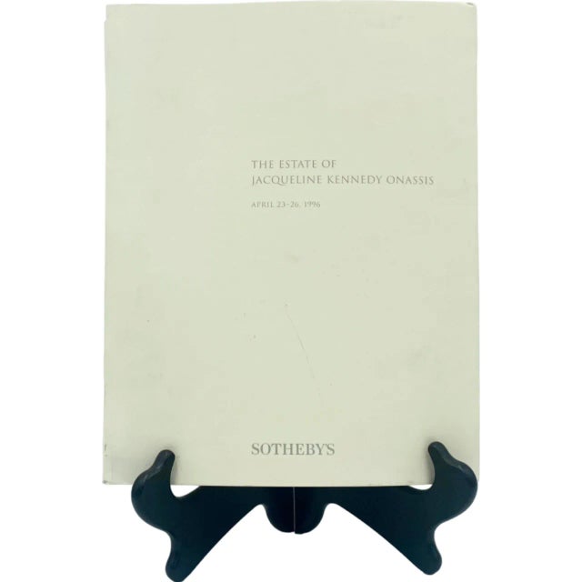 The Estate of Jacqueline Kennedy-Onassis Sothebys Catalog Book Apr 23-26 1996 For Sale - Image 12 of 12