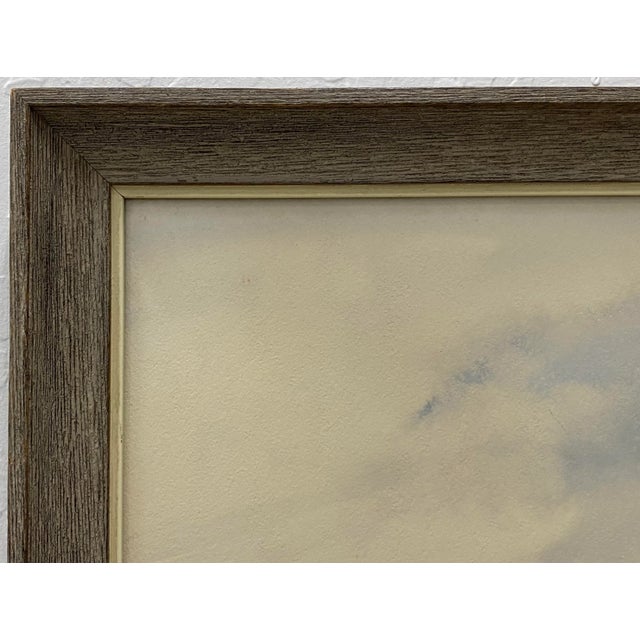 Michael J. Clarke "Mesquite, Nevada" Original Watercolor C.1965 For Sale - Image 4 of 8