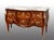 Brown Antique French Napoleon Iii Chest of Drawers in Precious Exotic Woods with Marble Top, 19th Century For Sale - Image 8 of 8