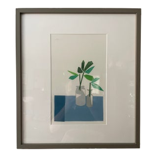 Susan Hable "Still Life Series - Glass Jars" Custom Framed Art Print by Soicher Marin For Sale