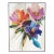 Pasargad Home Petals Hand-Painted Floral Oil Painting For Sale