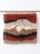 Vintage Abstract Latch Hook Fiber Art Wall Hanging For Sale - Image 9 of 12