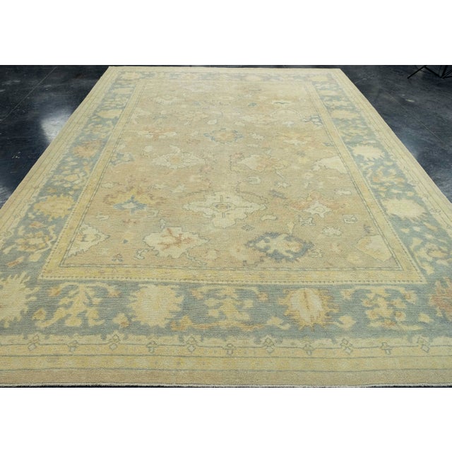 Turkish Oushak Rug 9'1" x 12'8" #18556 Explore a curated collection of hallway runners, wool rugs, and handmade...